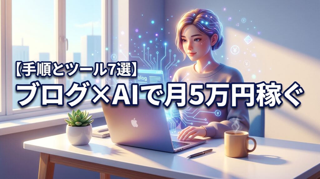 ブログ×AIの始め方を実践して月5万円稼ぐ手順とおすすめツール7選